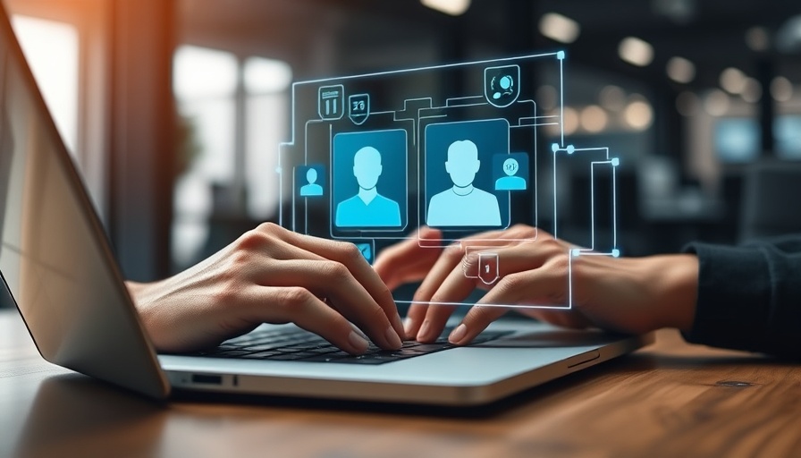 AI chat interface on laptop screen, symbolizing AI stocks for retirement income.