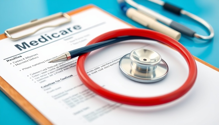 Medicaid and Medicare options for cancer patients on a clipboard with stethoscope.