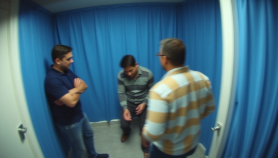 Surveillance footage showing an incident in a padded room