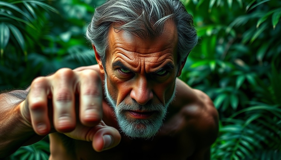 Killer instinct martial arts training podcast cover with intense pose.