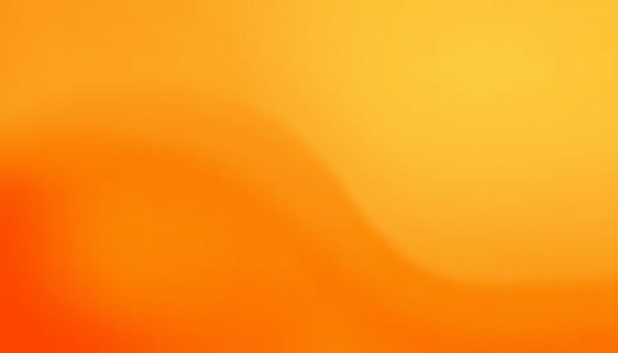 Bright orange gradient background design
