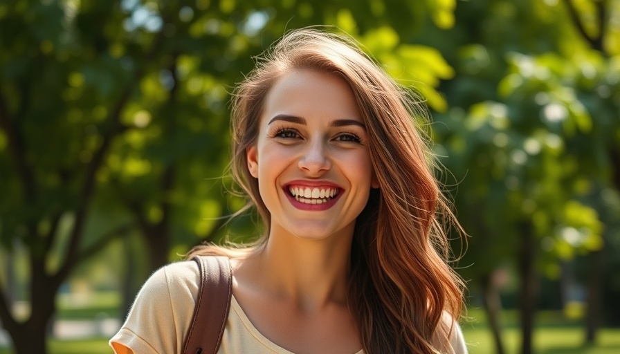 Smiling woman outdoors, representing senior care advisors in Muskegon.