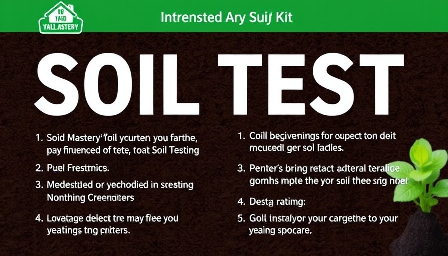 Yard Mastery Soil Testing Kit Information