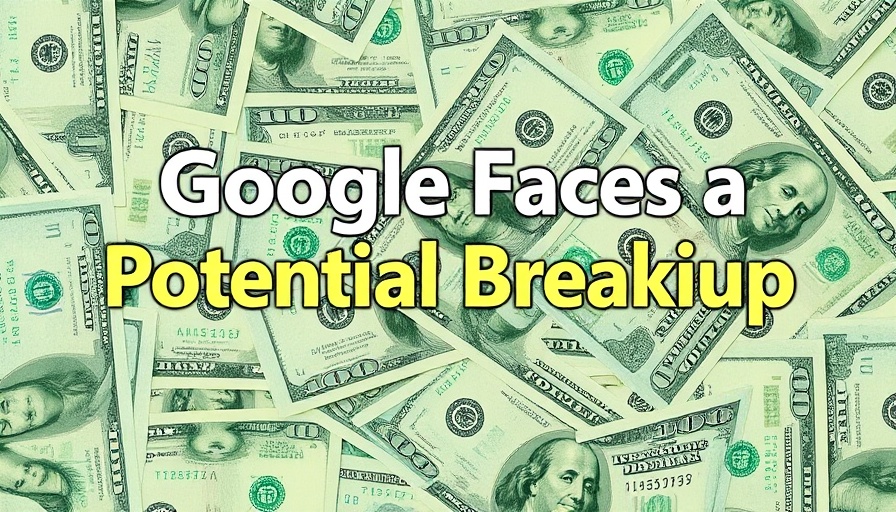 Maximize benefits Muskegon with financial news theme, Google breakup
