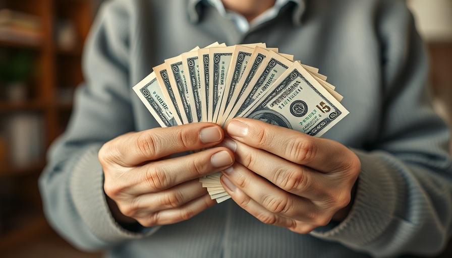 Hands holding hundred dollar bills symbolizing dividend stocks for retirement income.