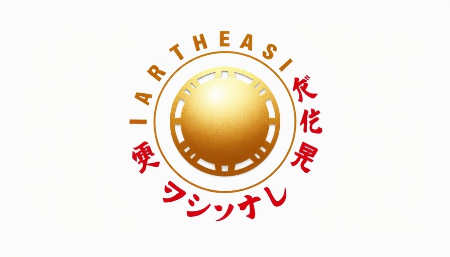 Golden sphere emblem of a traditional karate dojo in Gurnee.