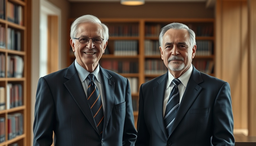 Two men in suits in a library setting, related to Medicaid cuts Philadelphia.
