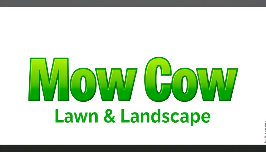 Eco-friendly lawn care services logo, Shelby MI.
