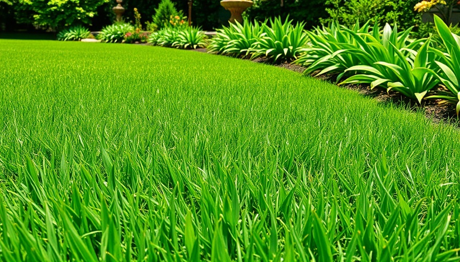 Lawn care Shelby MI: Lush green lawn with vibrant plants.