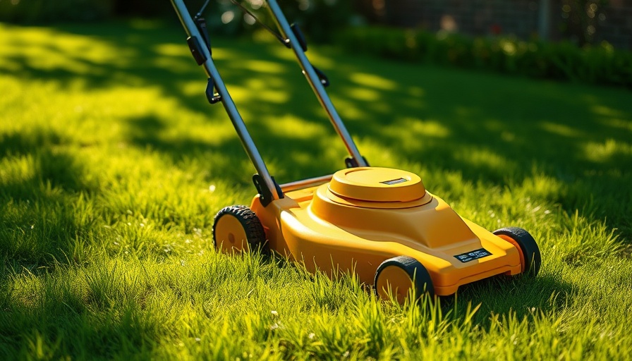 Sunny lawn mowing highlights worst times of day.