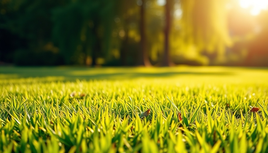 Lush green lawn in sunlight, Lawn care services Shelby MI