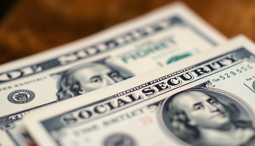 US currency and social security card close-up symbolizing senior tax deductions.