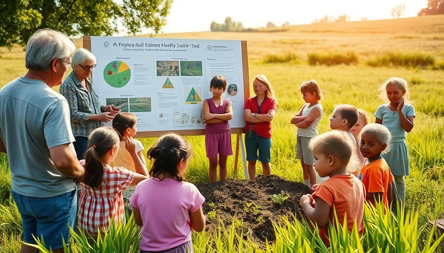 Outdoor event in Shelby MI focusing on organic lawn care education.