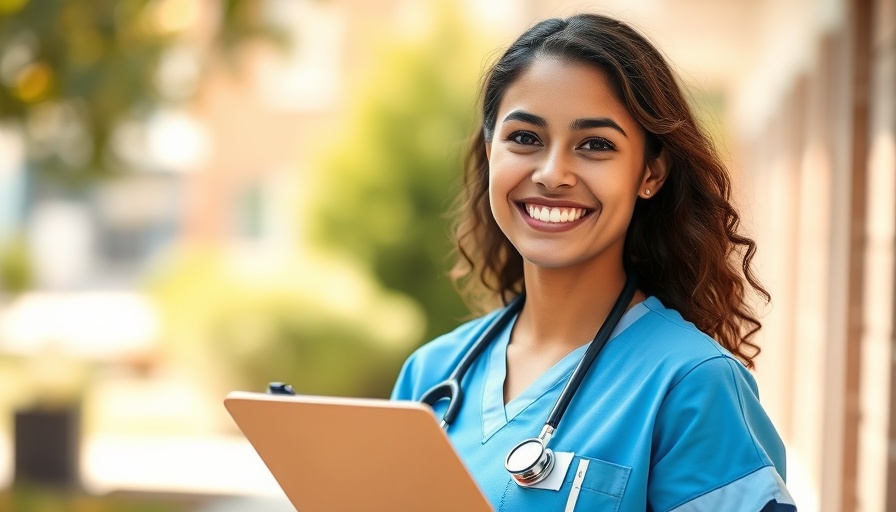 Young nurse with clipboard in outdoor setting, how much does retirement housing cost muskegon