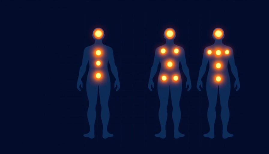 LifeWave patches diagram with glowing points on human outlines.