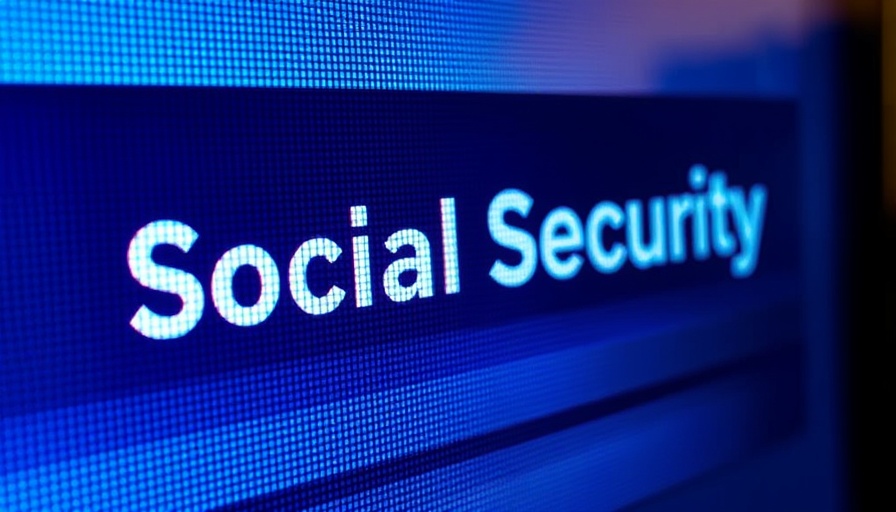Social Security text on screen highlighting benefits tax changes.