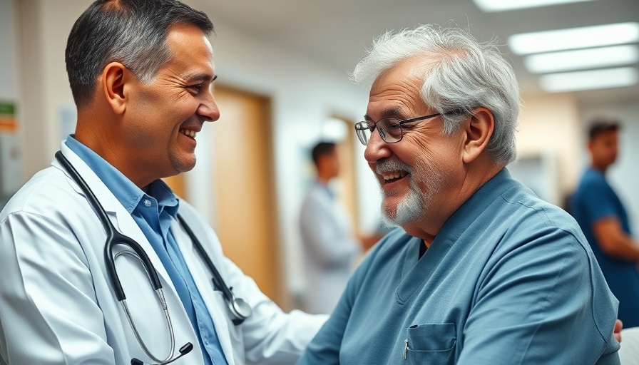Alternative health care providers Muskegon, doctor with patient in hospital.