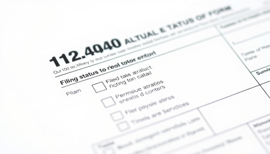 Close-up of U.S. 1040 tax form representing tax break for seniors.