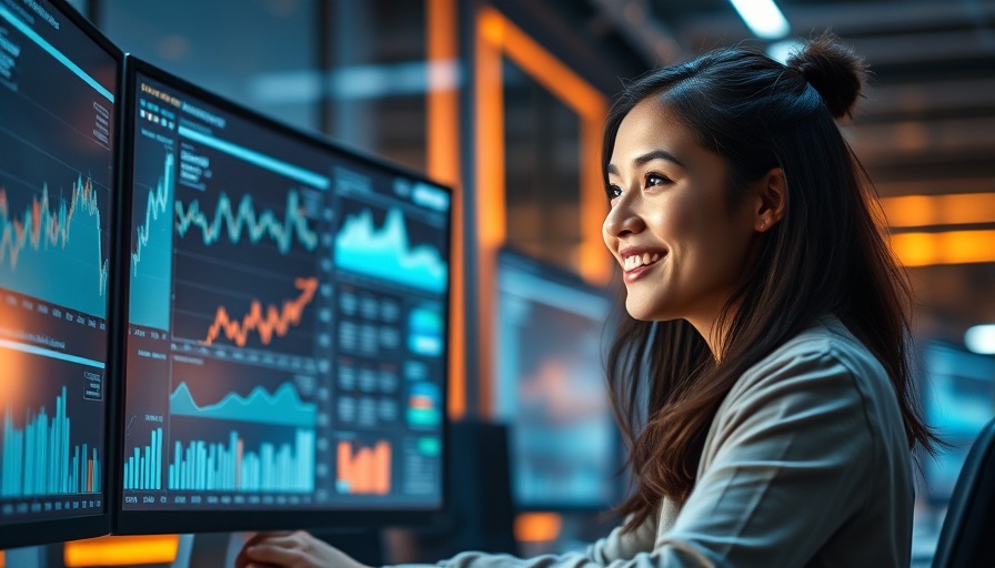 Young woman studying financial data on a computer, maximize benefits Muskegon.