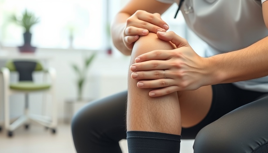 Knee examination for injury prevention in martial arts training.