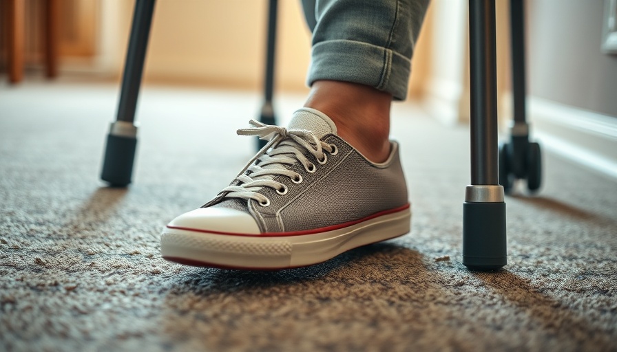 Senior care advisors Muskegon: elderly person using walker indoors.