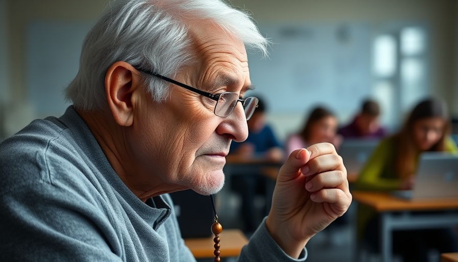 Elderly hands with rosary in spiritual retirement planning setting.
