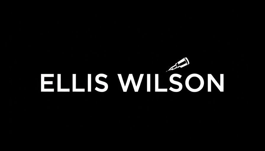Minimalist business logo with bold text and a fountain pen design.