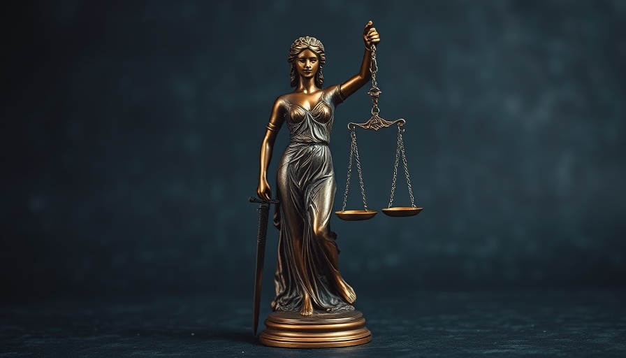 Lady Justice statue symbolizing Medicare Advantage star ratings lawsuit.