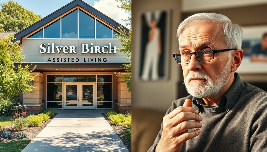 Silver Birch Assisted Living and man discussing senior care accountability.
