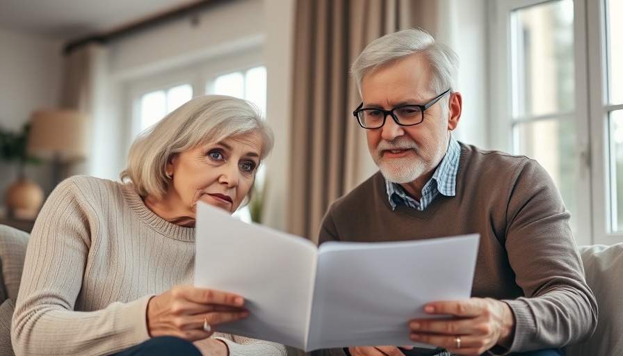 Middle-aged couple planning retirement finances with advisor
