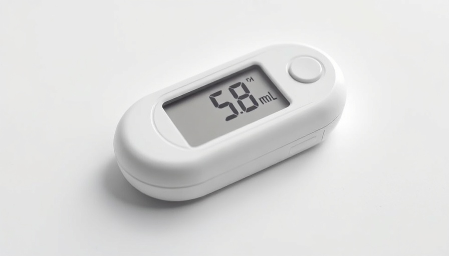 Compact glucose monitor with digital display, best glucose monitor for daily use.