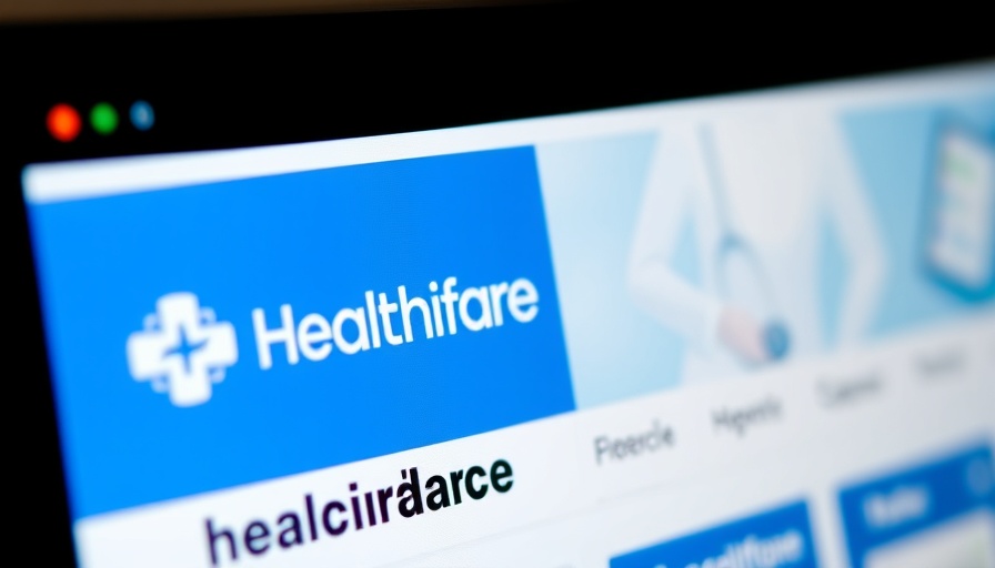 Close-up of insurance website showing Medicare Advantage options.