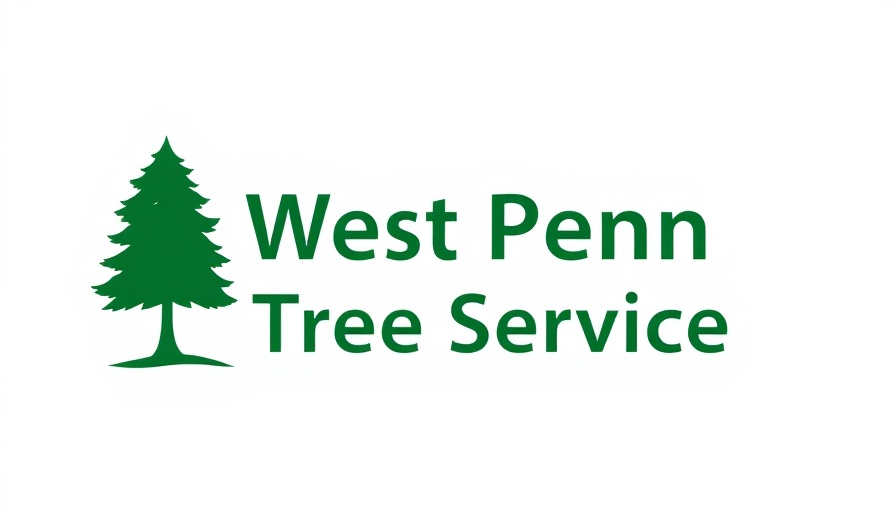 West Penn Tree Service logo highlighting tree silhouette.