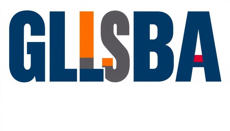 Modern GLSBA logo design with geometric accents, senior benefits Muskegon.