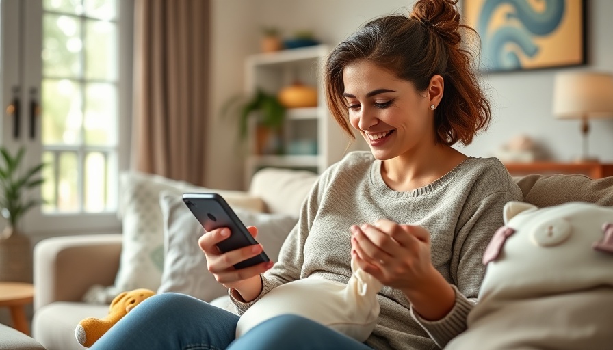 New mom engaging with PumpTok, impact on parenting journey.