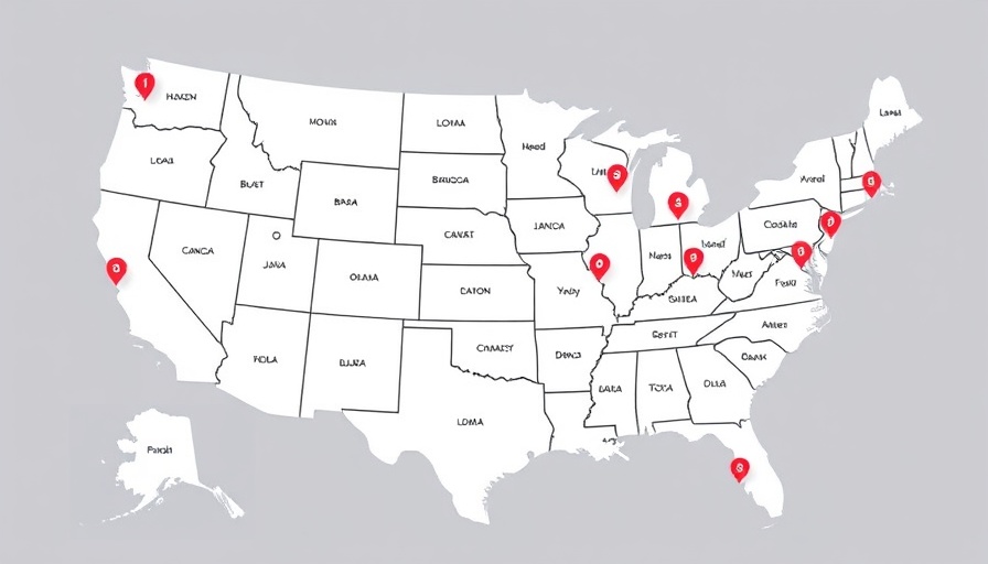 Map highlighting cardiovascular disease intervention states
