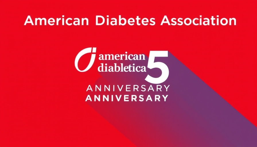 American Diabetes Association 85th Anniversary logo on red background for Kiss a Pig Gala Diabetes Fundraiser.