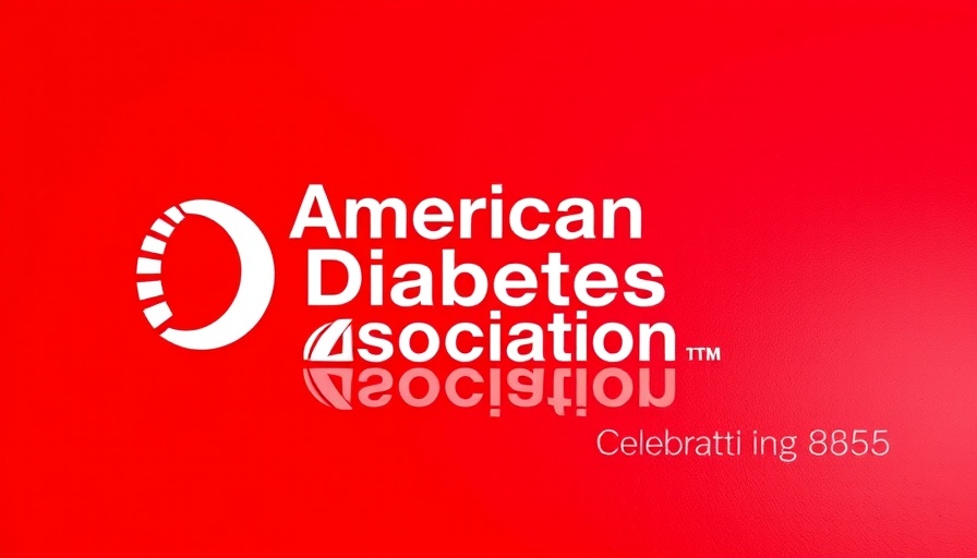 American Diabetes Association 85th anniversary logo on red background.