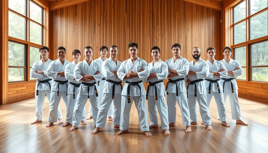 Karate Seminar in Vohenstrauß Germany with practitioners in dojo.