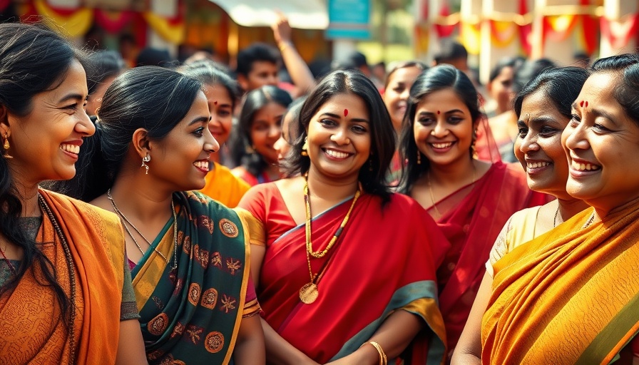 Women empowerment initiatives in Uttar Pradesh featuring smiling women.