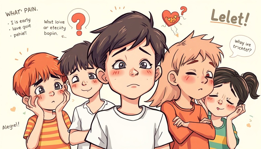Illustration depicting chronic pain in neurodivergent youth.