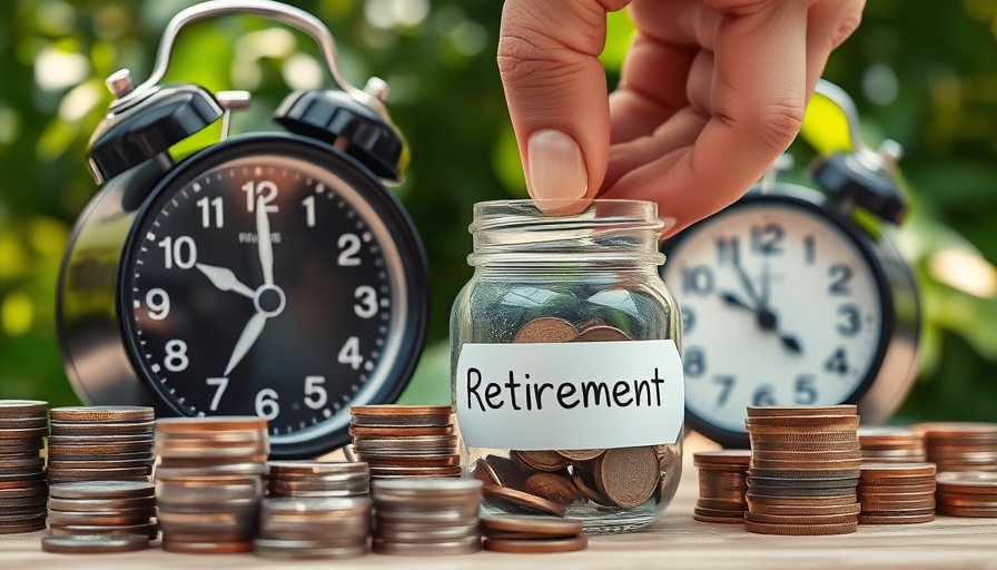 Annuities retirement planning visual with jar and coins.