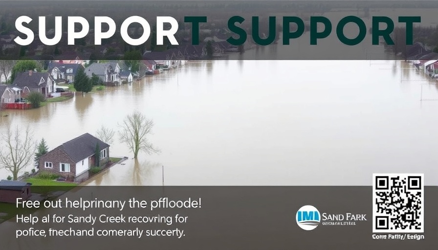 Help Sandy Creek recover from flooding; support with deep root fertilization.