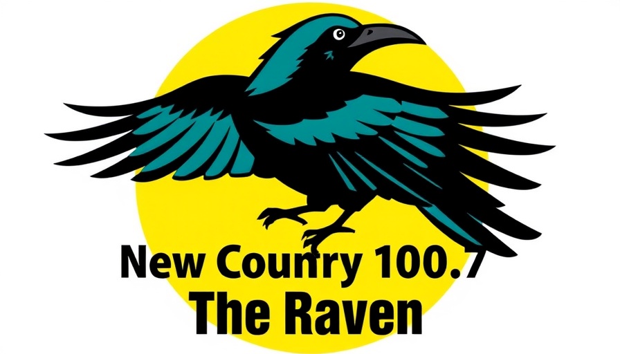 Nine Peaks Tree Care Contest logo with raven and text.