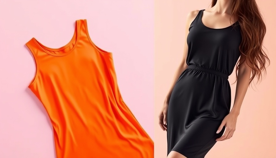 Best exercise dresses 2025: stylish orange and black designs.