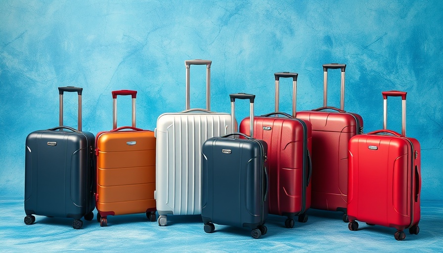 Stylish collection of carry-on suitcases, perfect for seniors.