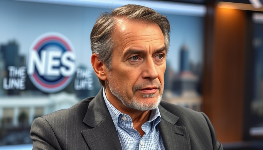 Mature man discussing Medicare Medicaid changes on TV interview.