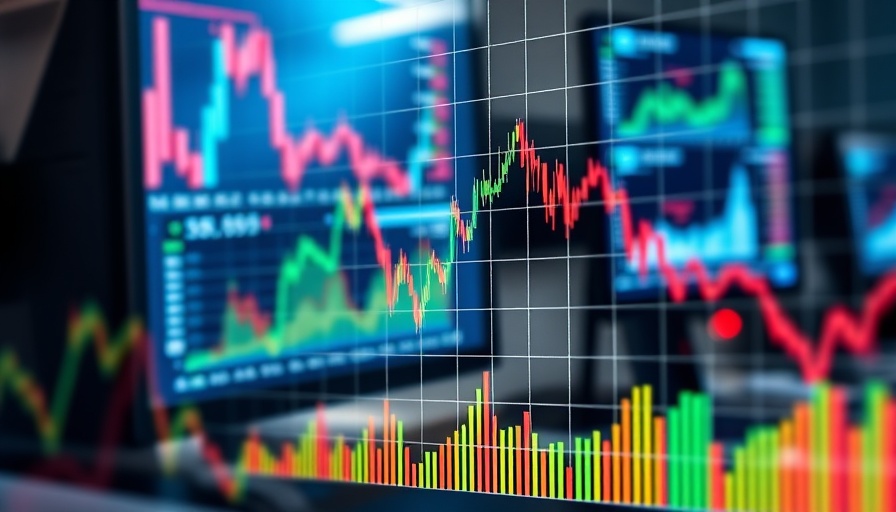 Financial graph showing BigBear.ai stock plummet.