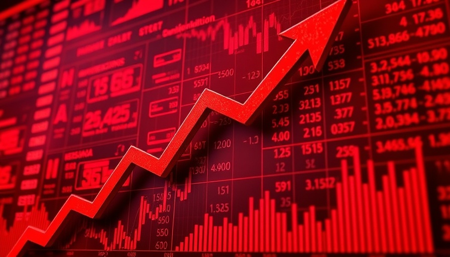 Navitas Semiconductor stock declined showing red stock chart with downward arrow.