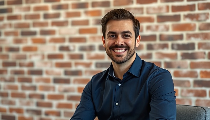 Professional portrait of a man seated indoors.